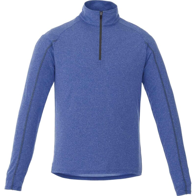 Men's TAZA Performance Knit Quarter Zip with Thumb Holes - 4