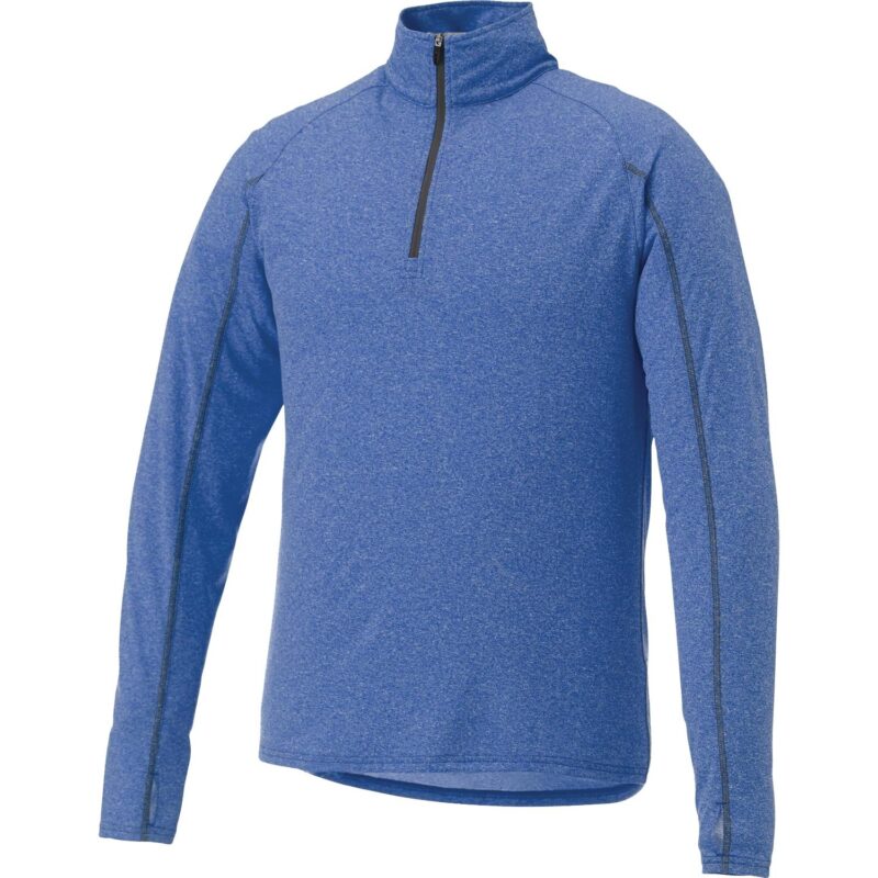 Men's TAZA Performance Knit Quarter Zip with Thumb Holes - 6