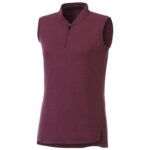 Women's KINPORT Sleeveless Zip Up Stand Collar Performance Polo - 9