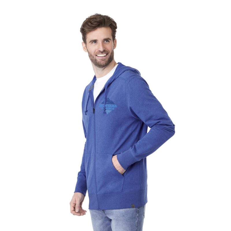 Men's ARGUS Eco Fleece Full Zip Lightweight Hoodie - 6
