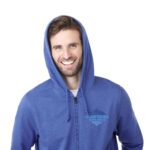 Men's ARGUS Eco Fleece Full Zip Lightweight Hoodie - 8