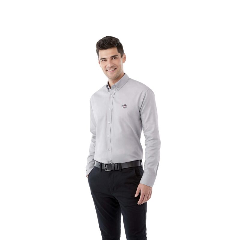 Men's IRVINE Oxford Long Sleeve Button Up Shirt - 4