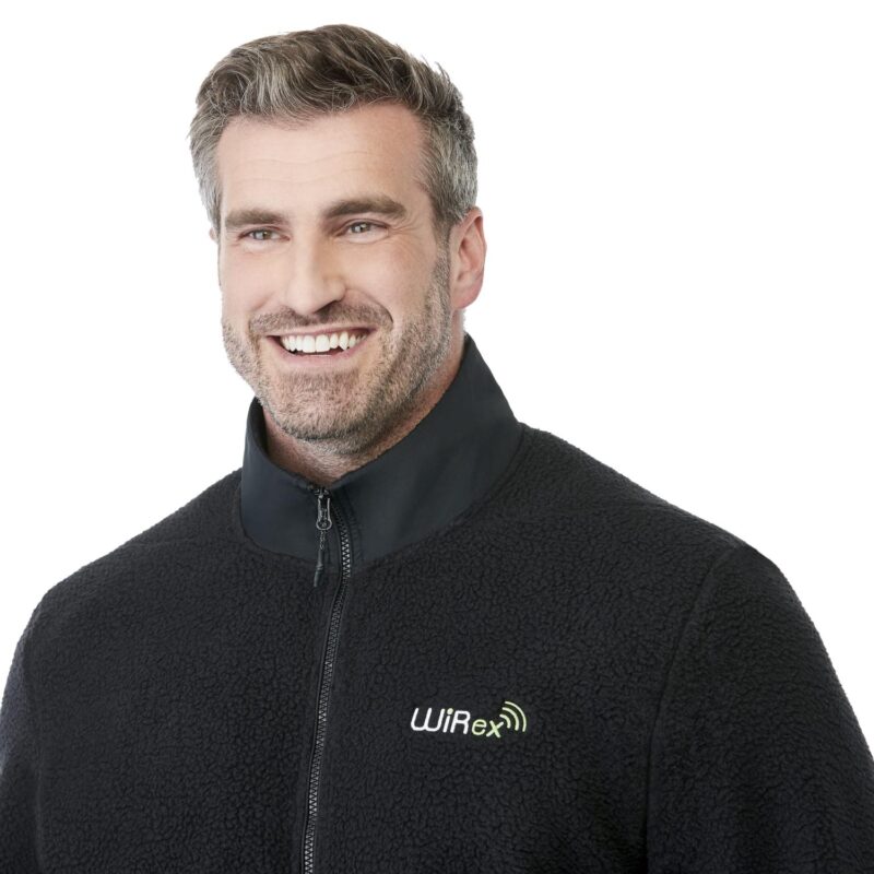Men's KAHUZI Eco Full Zip Sherpa Fleece Jacket - 2
