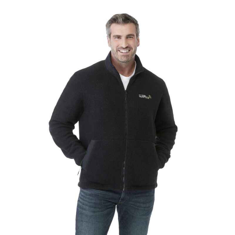Mens-KAHUZI-Eco-Full-Zip-Sherpa-Fleece-Jacket-TM18143 Men's KAHUZI Eco Full Zip Sherpa Fleece Jacket