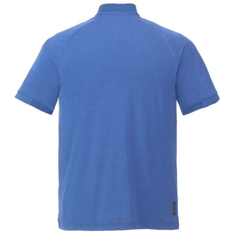 Men's KINPORT Short Sleeve Zip Up Stand Collar Performance Polo - 9