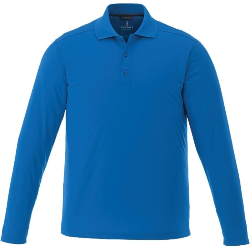 Men's MORI Long Sleeve Performance Polo - 8