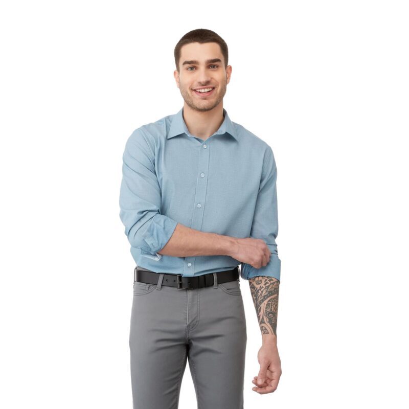 Mens-THURSTON-Long-Sleeve-Button-Up-Shirt-TM17602 Men's THURSTON Long Sleeve Button Up Shirt