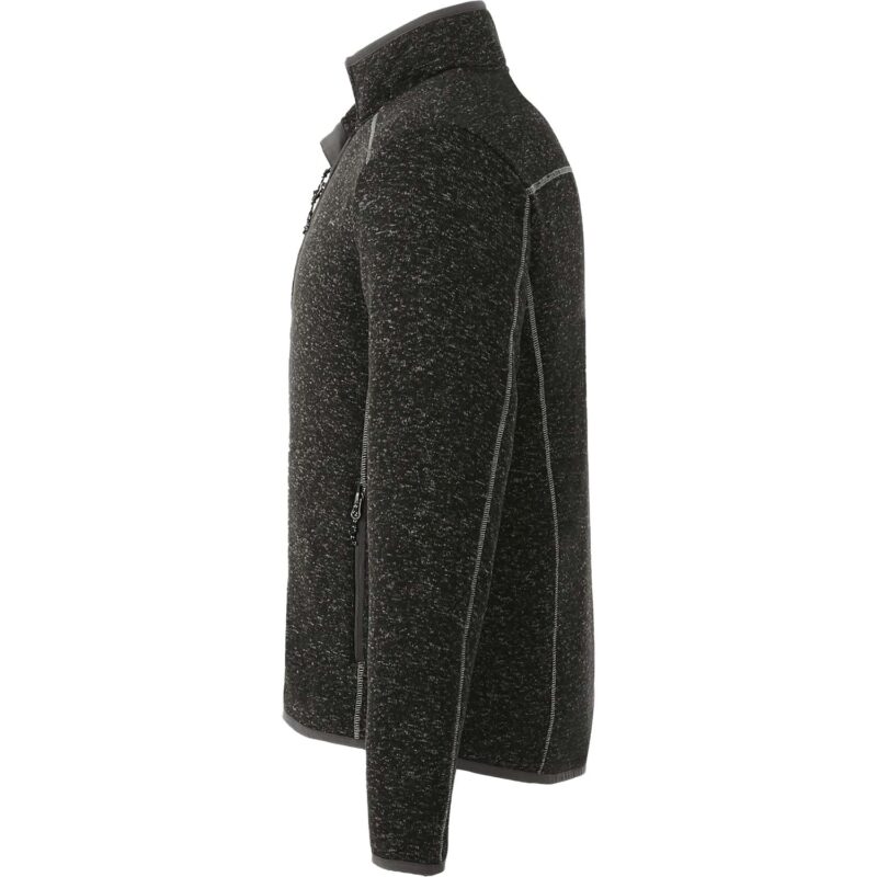 Men's TREMBLANT Sweater Knit Full Zip Jacket with Thumb Holes - 2