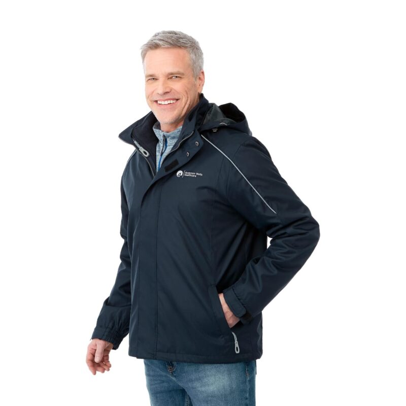 Men's VALENCIA Waterproof Fleece 3-in-1 Jacket with Detachable Hood - 5