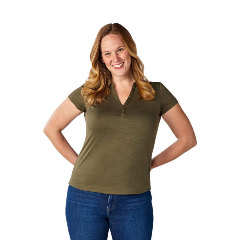 Women's AMOS Eco Short Sleeve Performance Polo - 7