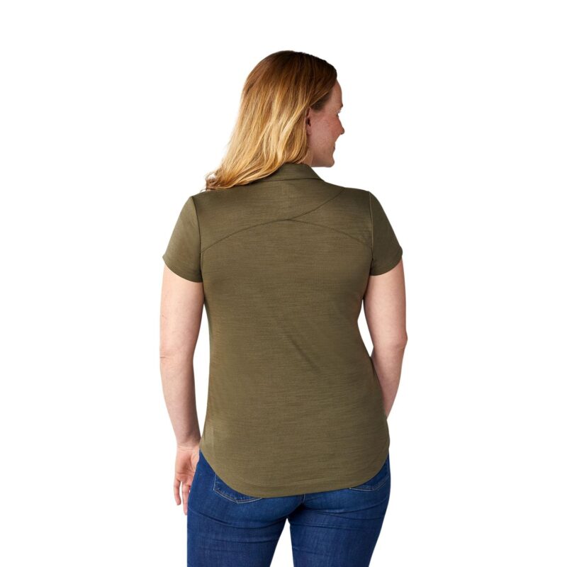 Women's AMOS Eco Short Sleeve Performance Polo - 8