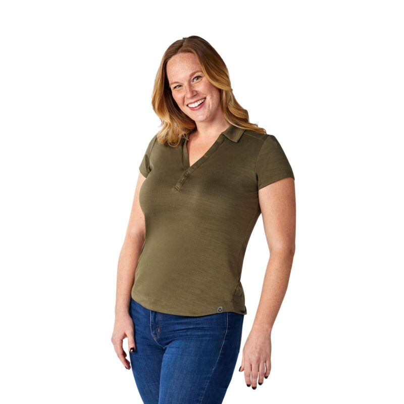 Women's AMOS Eco Short Sleeve Performance Polo - 9