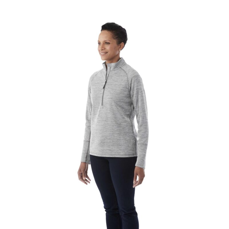Women's CRANE Performance Knit Half Zip with Thumb Holes - 5