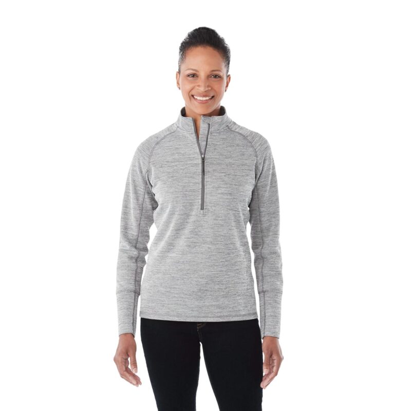 Women's CRANE Performance Knit Half Zip with Thumb Holes - 9