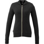 Women's GARNER Lightweight Knit Full Zip Hoodie with Thumb Holes - 3