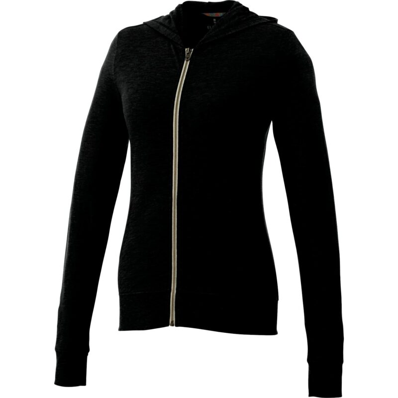 Women's GARNER Lightweight Knit Full Zip Hoodie with Thumb Holes - 8