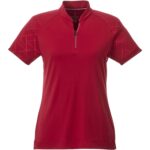 Women's HAKONE Short Sleeve Zip Up Polo - 2