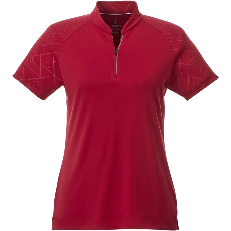 Women's HAKONE Short Sleeve Zip Up Polo - 2