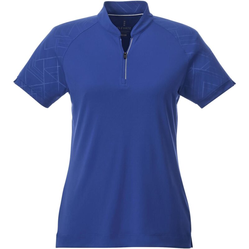 Women's HAKONE Short Sleeve Zip Up Polo - 4