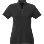 Women's HAKONE Short Sleeve Zip Up Polo - 8