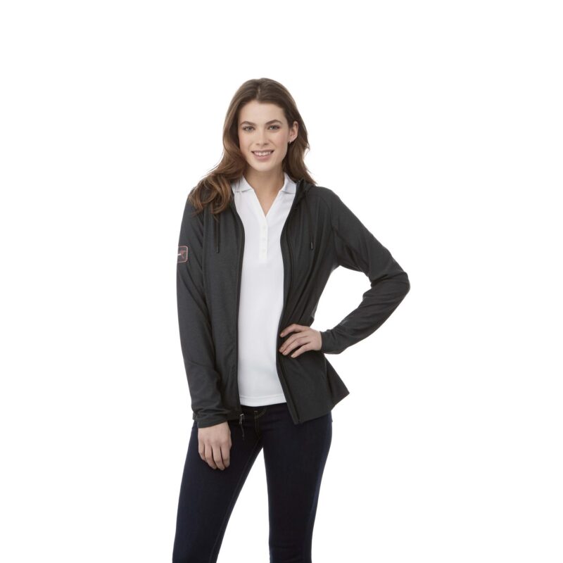 Women's KAISER Stretch Knit Full Zip Lightweight Jacket Hoodie - 8