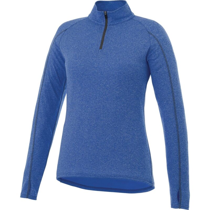 Women's TAZA Performance Knit Quarter Zip with Thumb Holes - 6