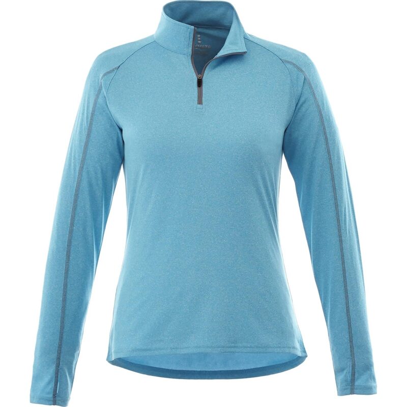 Women's TAZA Performance Knit Quarter Zip with Thumb Holes - 7