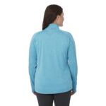 Women's TAZA Performance Knit Quarter Zip with Thumb Holes - 8