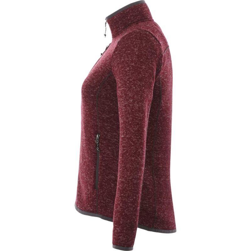Women's TREMBLANT Sweater Knit Full Zip Jacket with Thumb Holes - 3