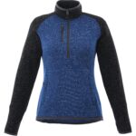 Women's VORLAGE Sweater Knit Half Zip Pullover Jacket - 4