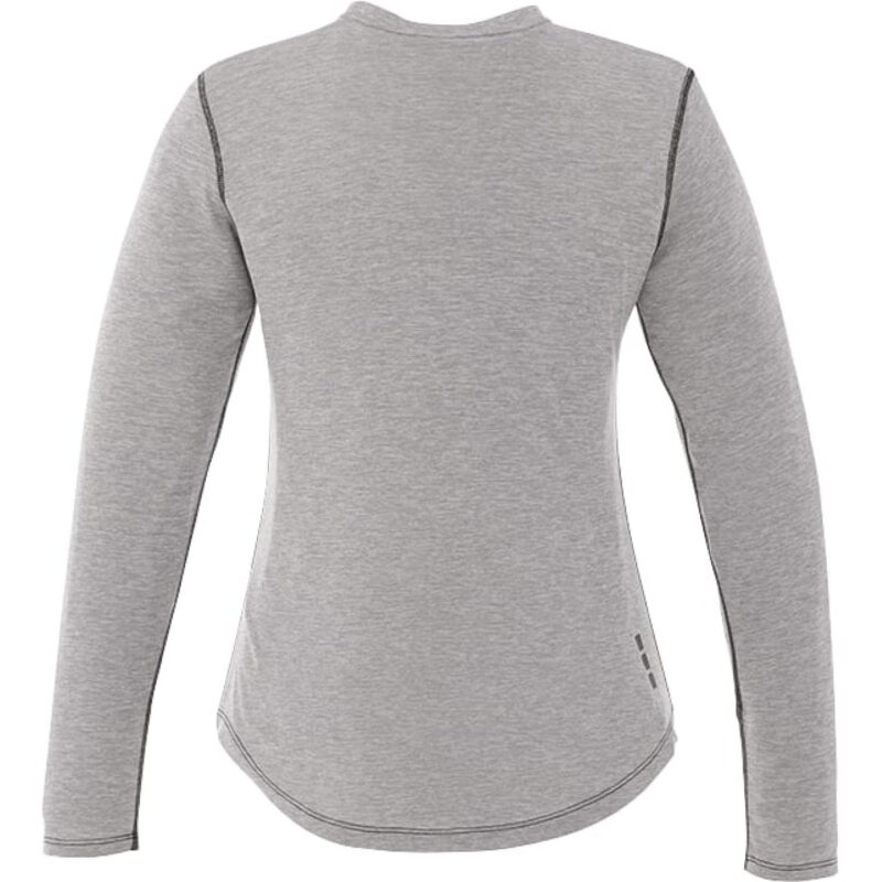 Women's QUADRA Long Sleeve Performance Quarter Zip Tee Shirt with Thumb Holes - 7